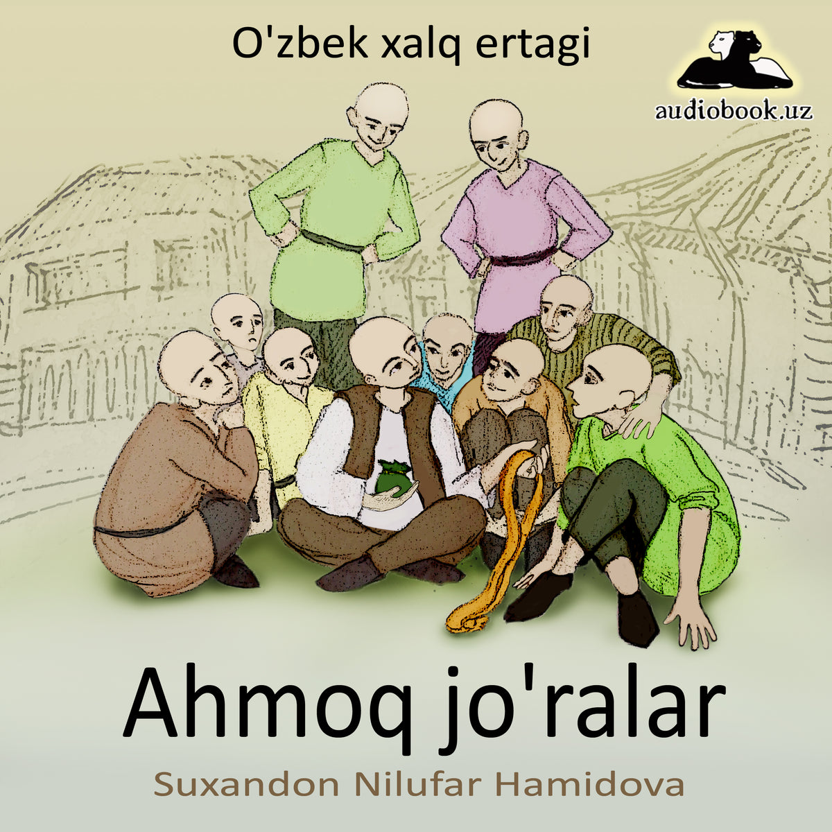 Uni tayoq bilan urishdi va u keldi